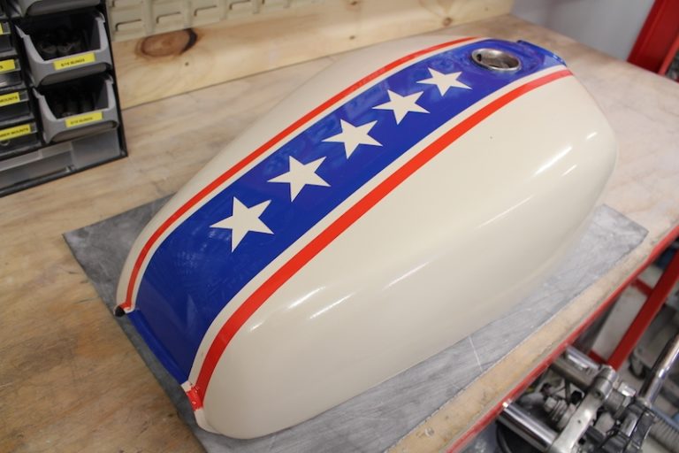 How to paint your motorcycle parts